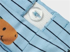 Name It dusk blue dino stribede bukser